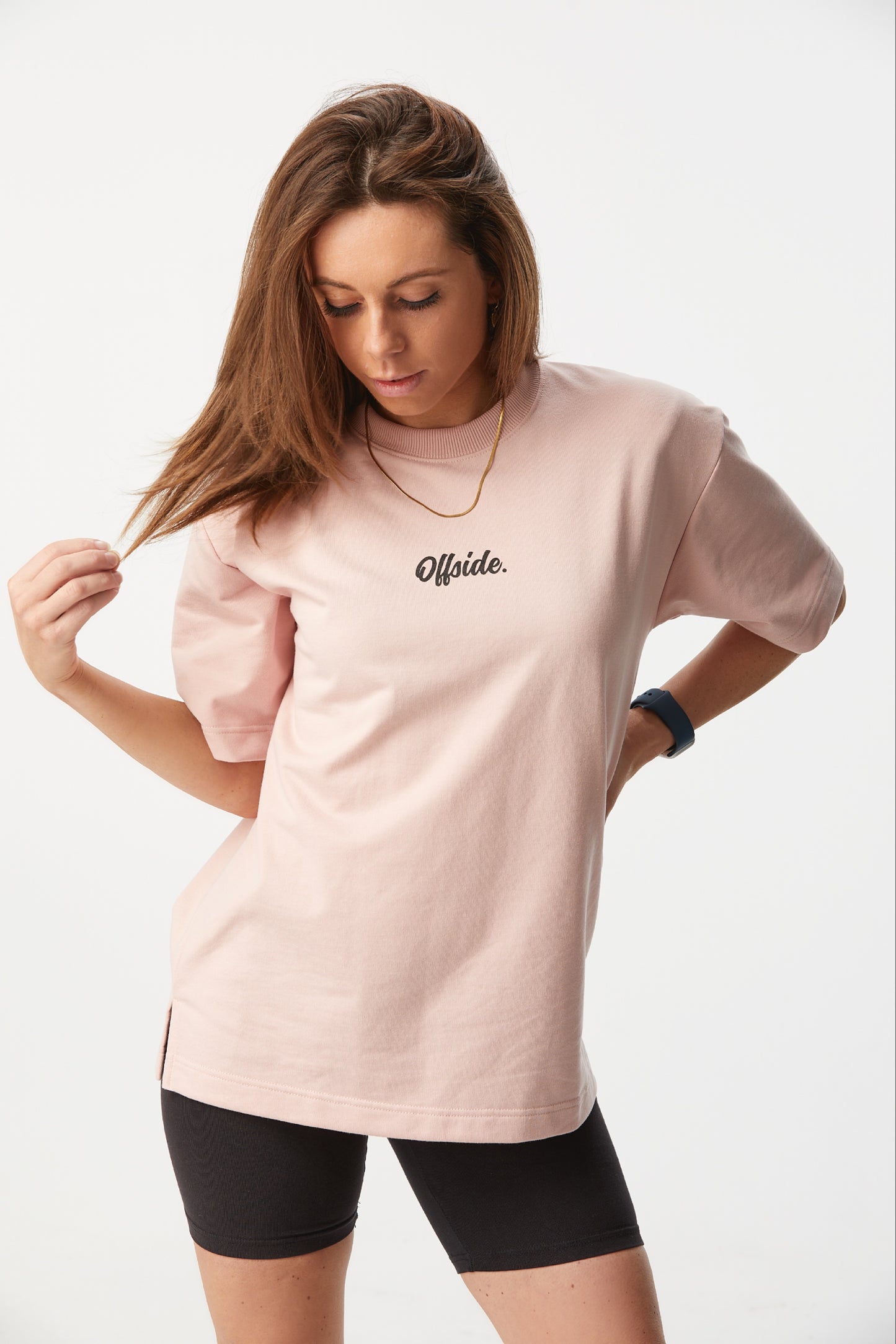 Offside Signature Oversize T. (Pink)