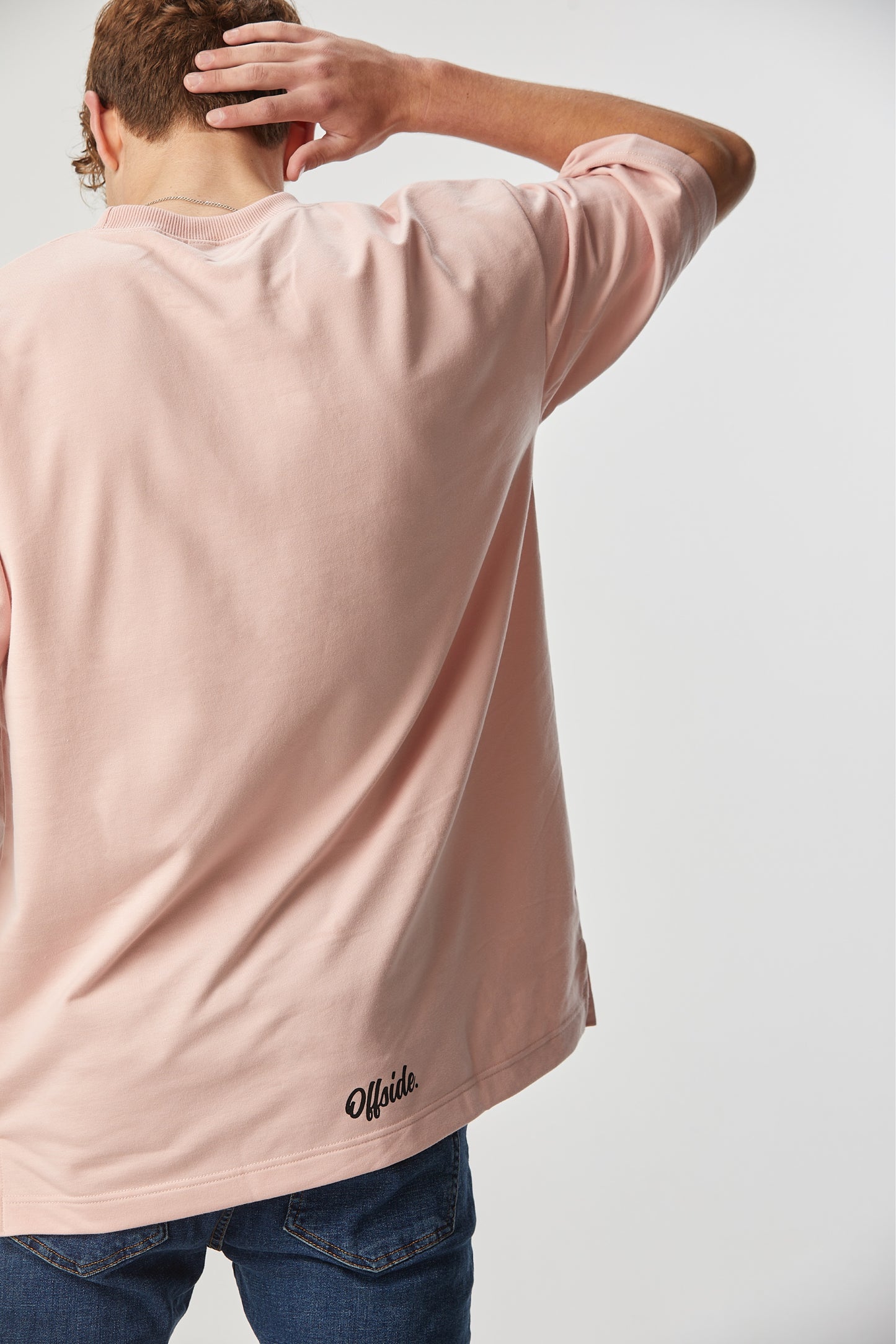 Offside Signature Oversize T. (Pink)