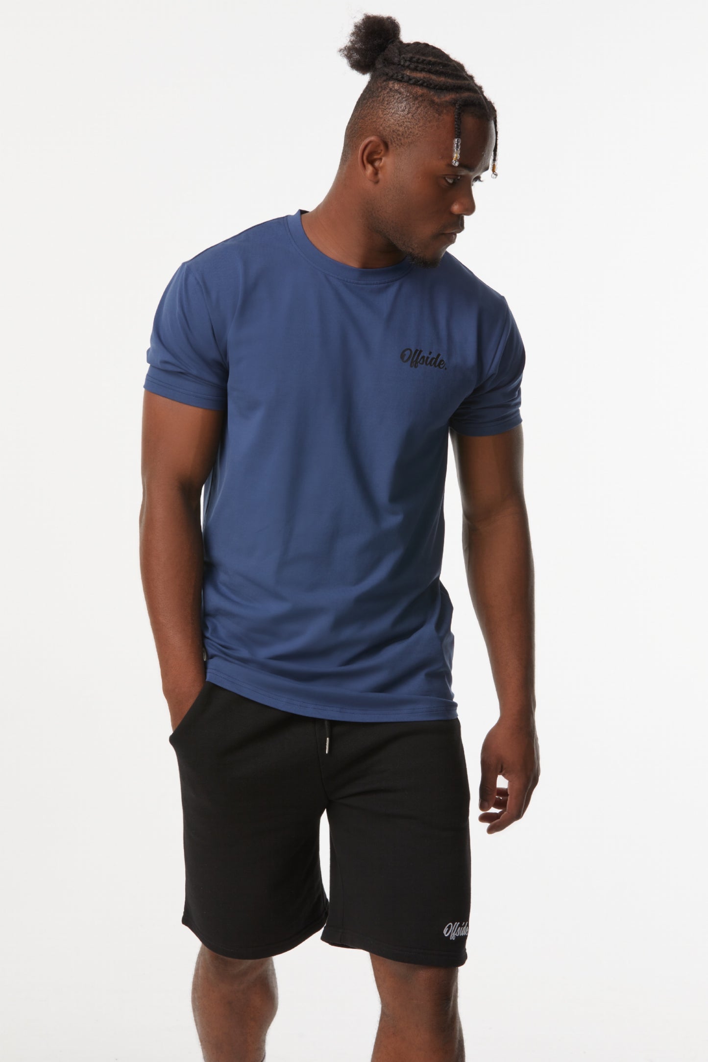 Fitted Signature T (Navy)
