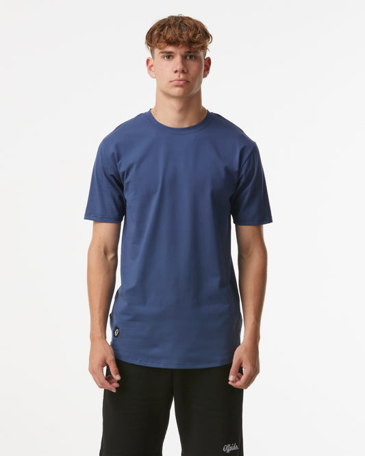 Fitted Plain T (Navy)